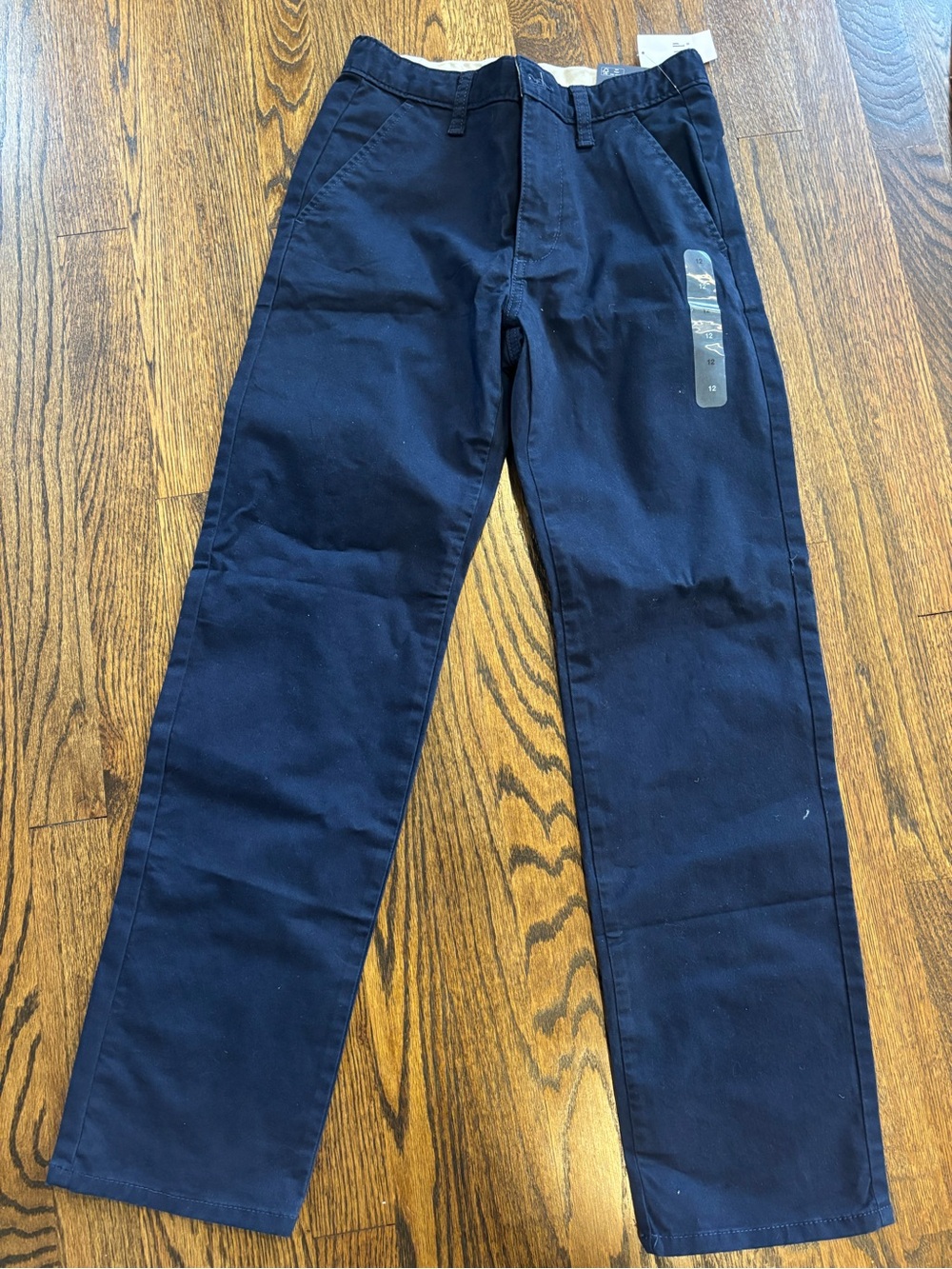 Boy’s Classic Straight Chino Pants - Navy